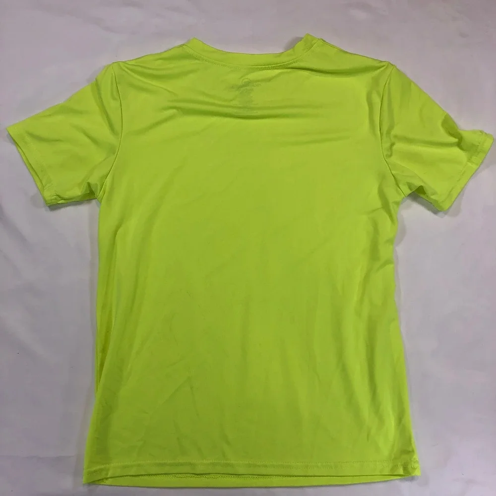 Real Essentials Kids Activewear TShirt Set 4-Pack Black Neon Green Orange Medium